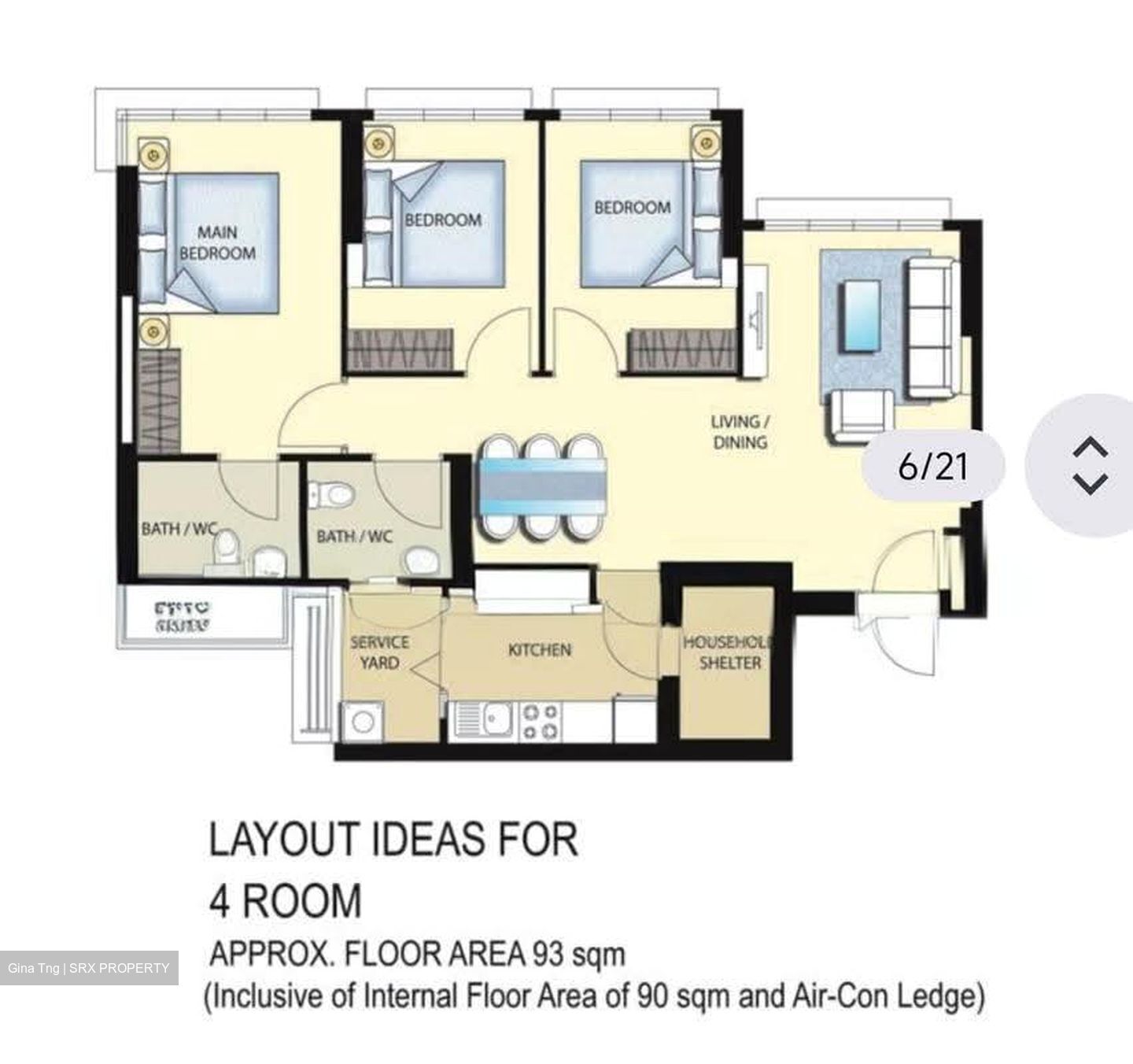 Blk 130B Toa Payoh Crest (Toa Payoh), HDB 4 Rooms #627632961